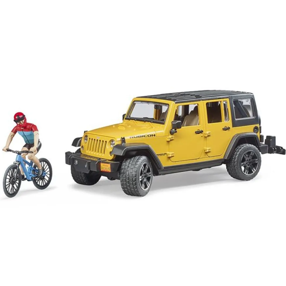 Bruder® Jeep Rubicon with Cyclist