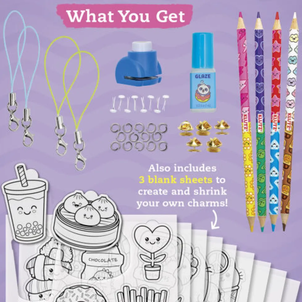 Klutz® Color & Shrink Charms: Kawaii Style
