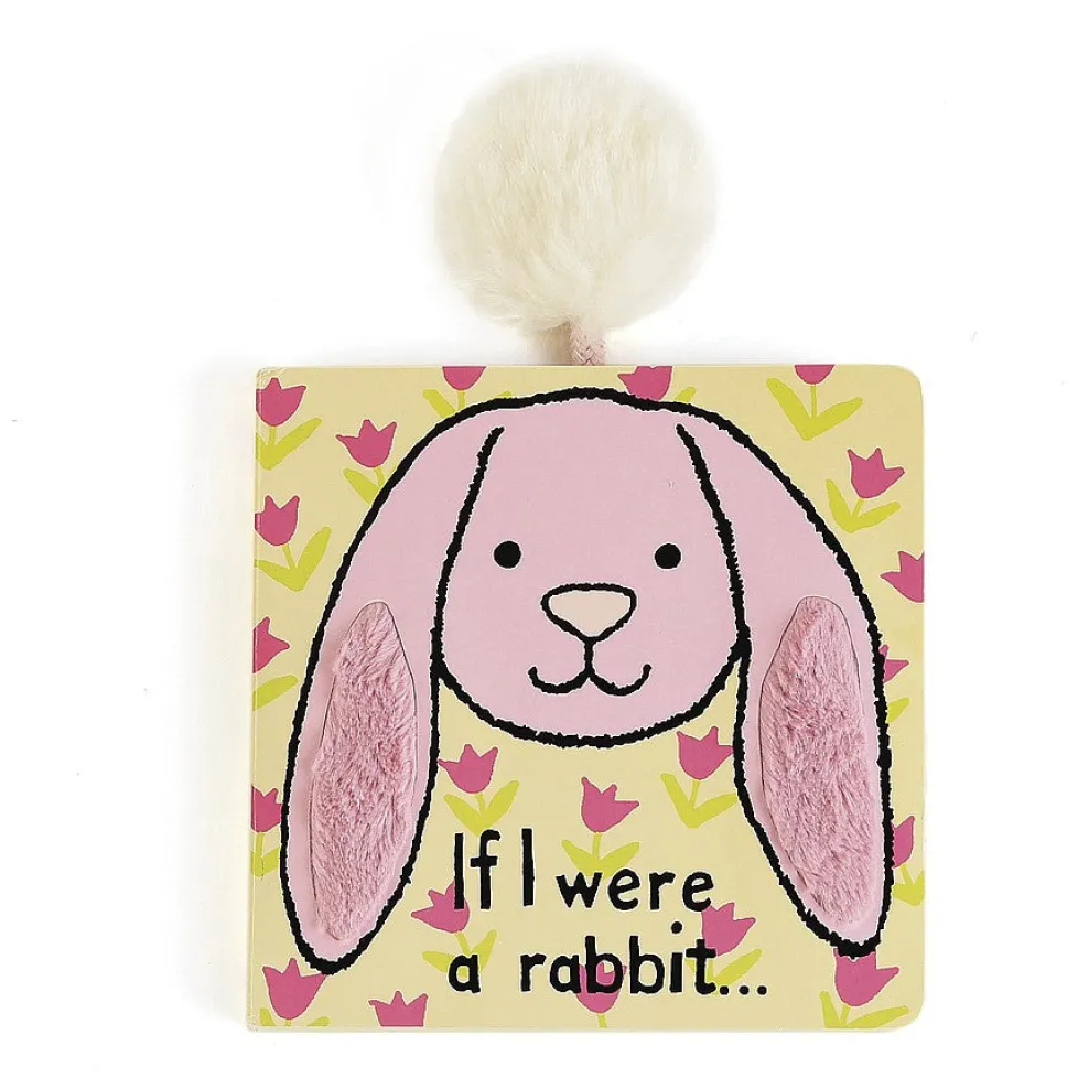 Jellycat Board Book If I Were A Rabbit Pink