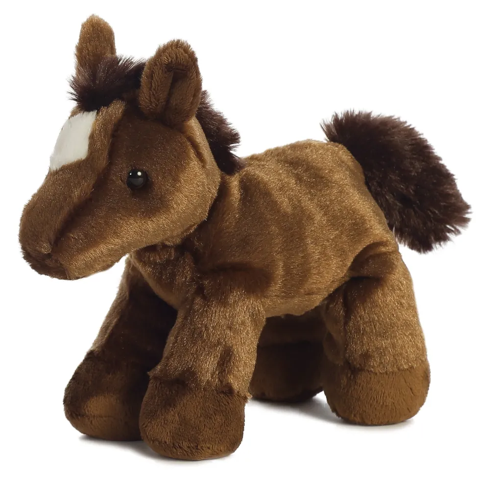 Aurora Mini Flopsie Chestnut Horse 8