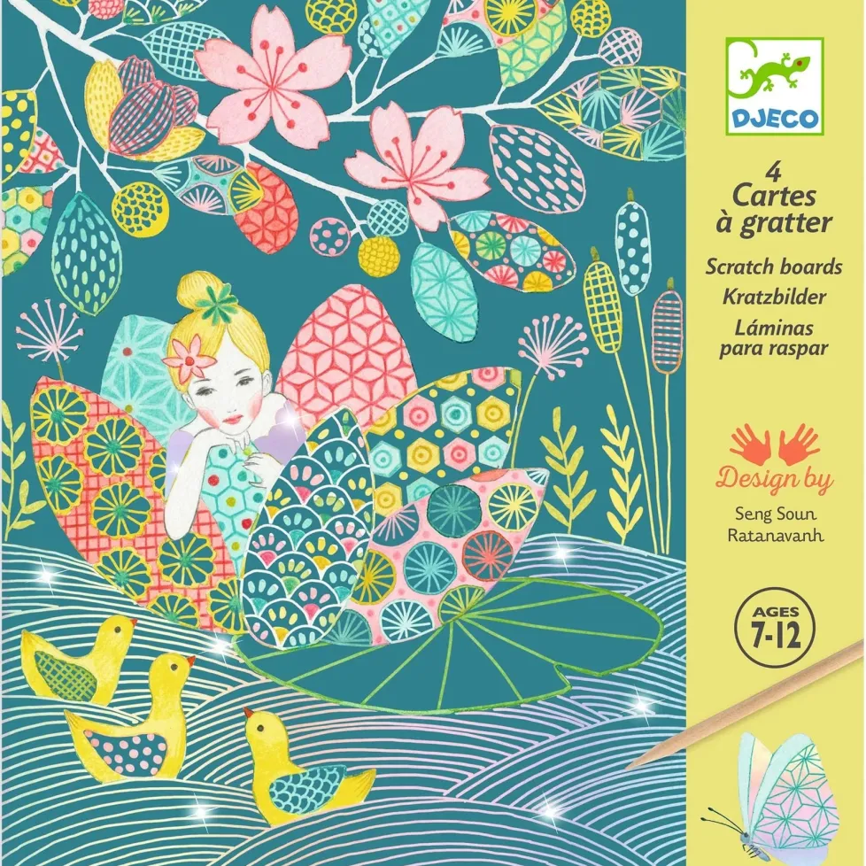 Djeco Scratch Cards Activity: The Pond