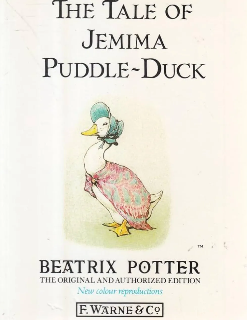 Beatrix Potter: The Tale of Jemima Puddle-Duck