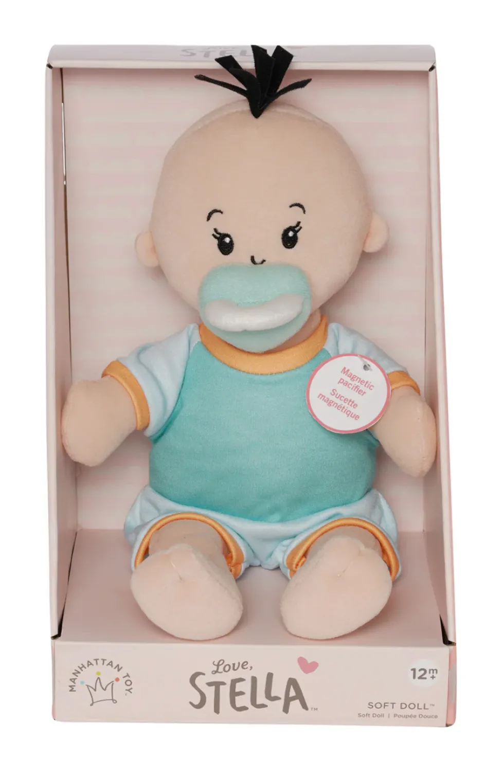 Manhattan Toy® Love, Stella Fella Peach with Black Tuft