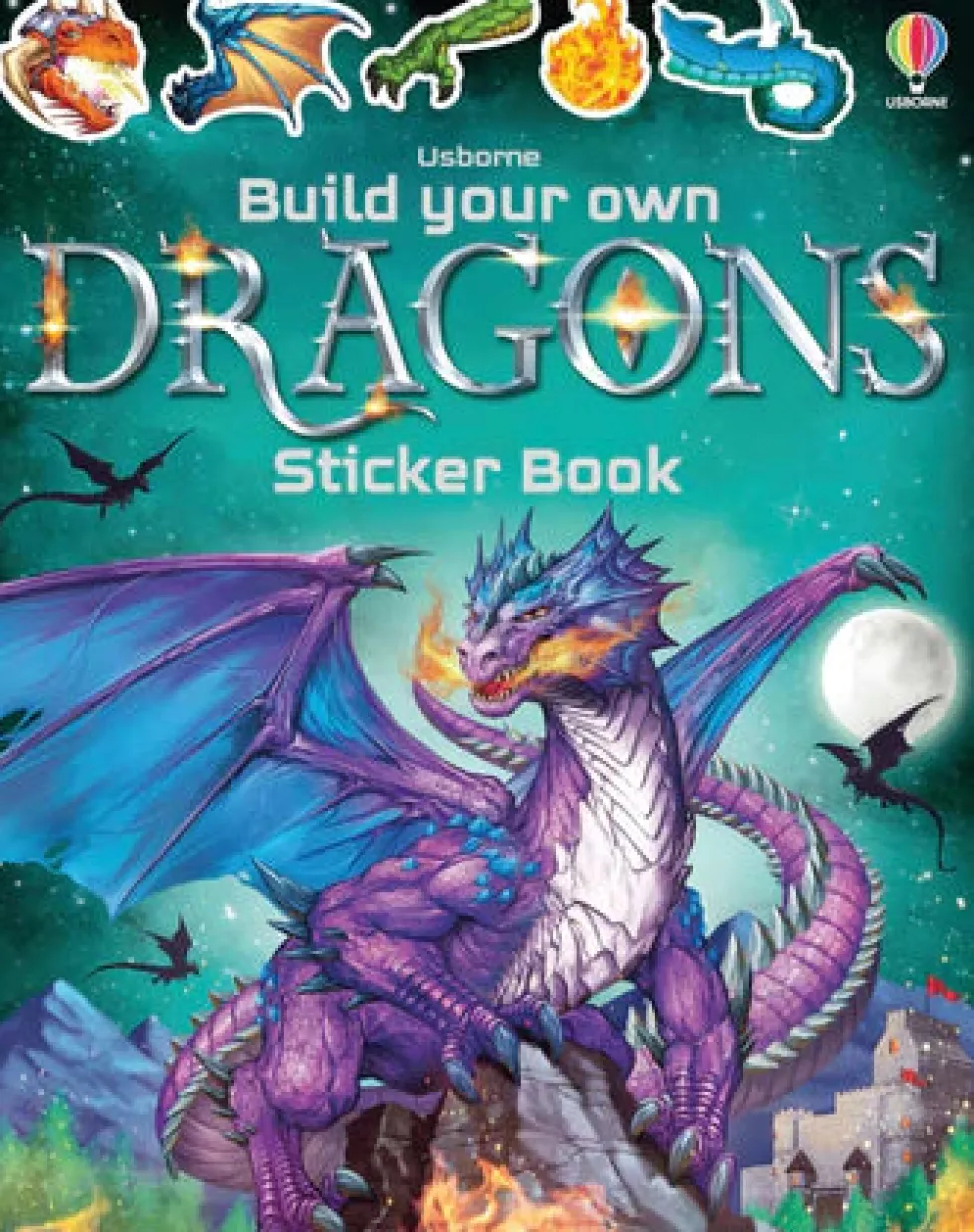 Usborne Build Your Own Sticker Book: Dragons