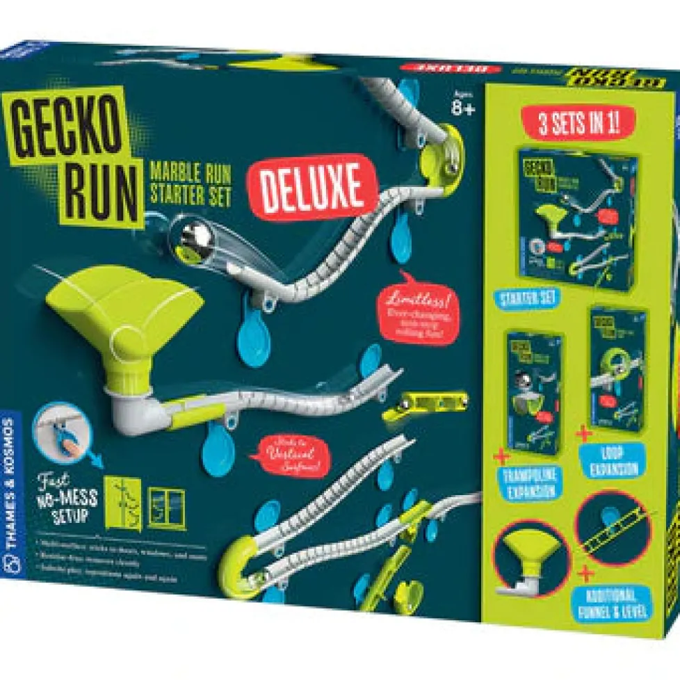 Thames & Kosmos: Gecko Run Marble Run Deluxe Starter Set