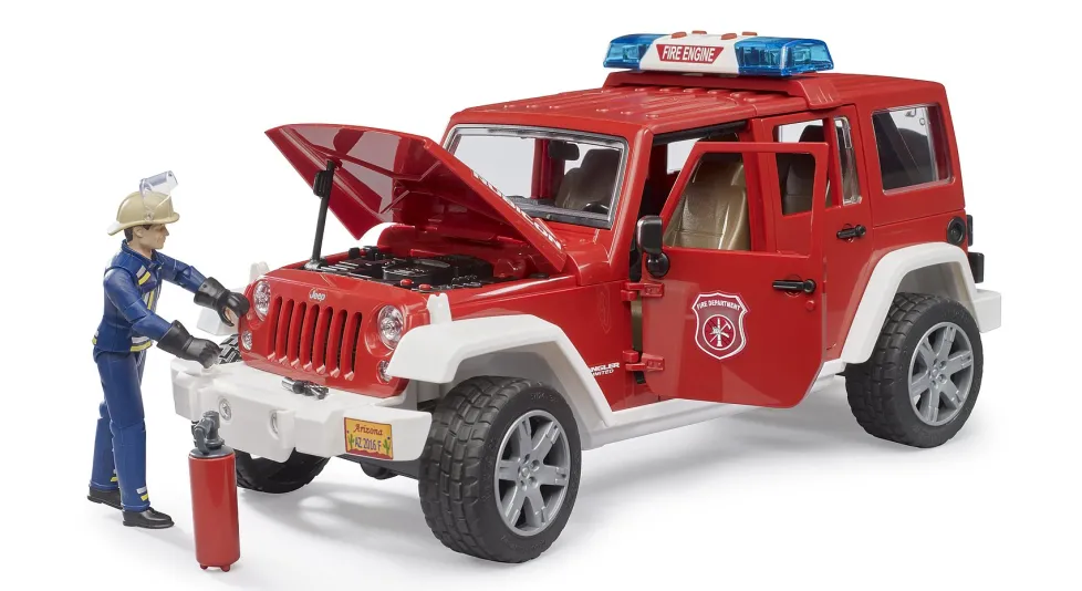 Bruder® Jeep Wrangler Unlimited Rubicon Fire Department