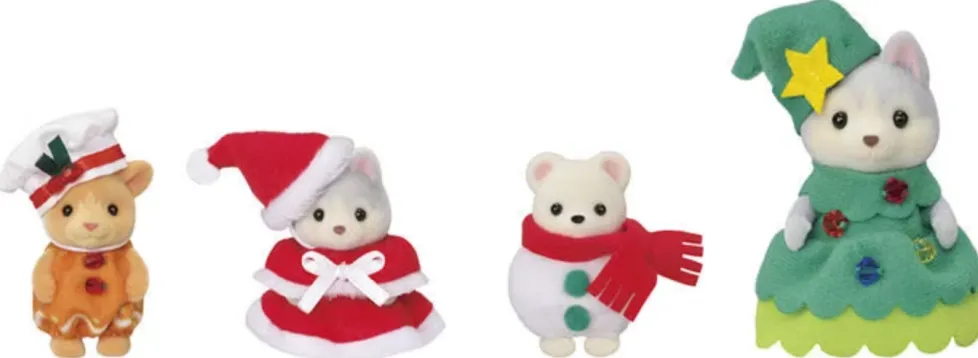 Calico Critters Happy Christmas Friends