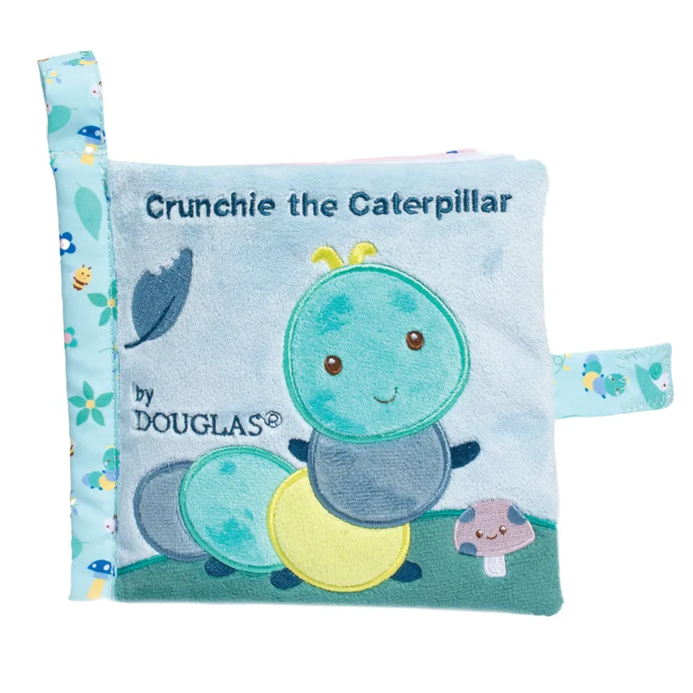 Douglas Baby Soft Activity Book Crunchie Caterpillar 6"