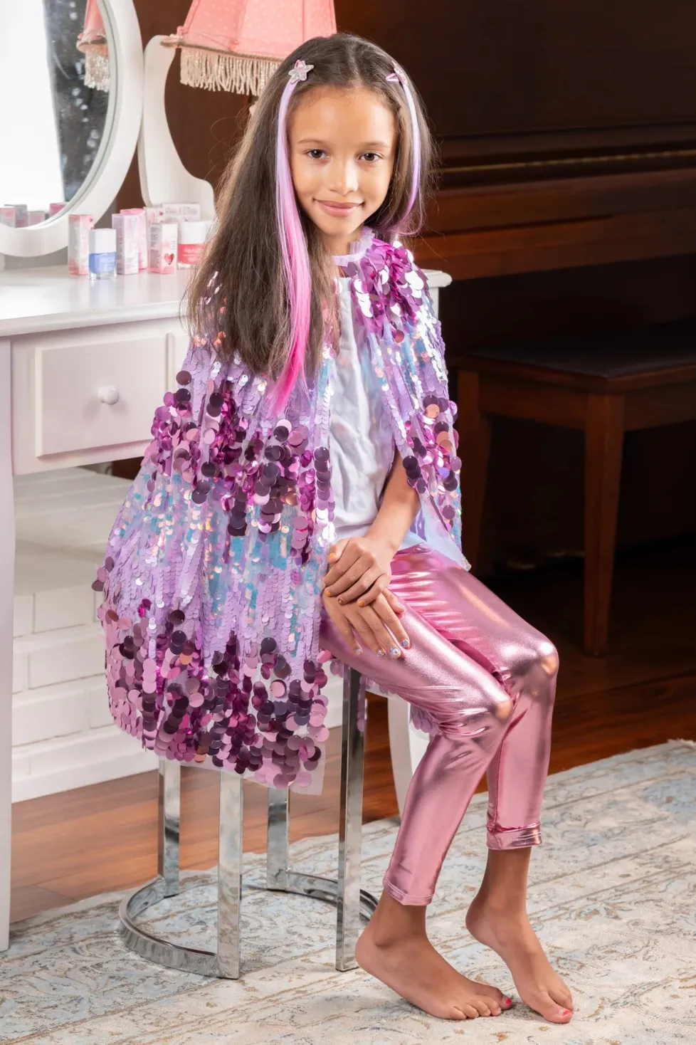 Great Pretenders The 5th Avenue Purple Palette Cape Size 4/6