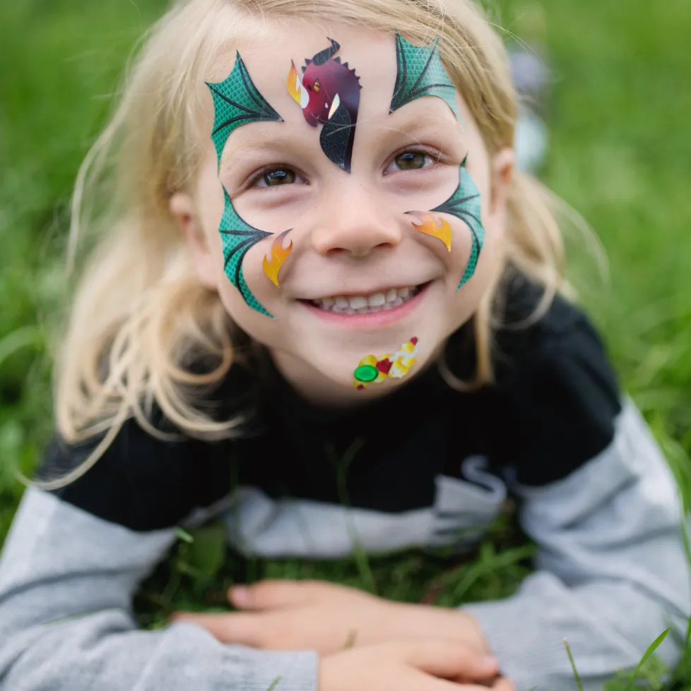 Great Pretenders Dragon Face Stickers