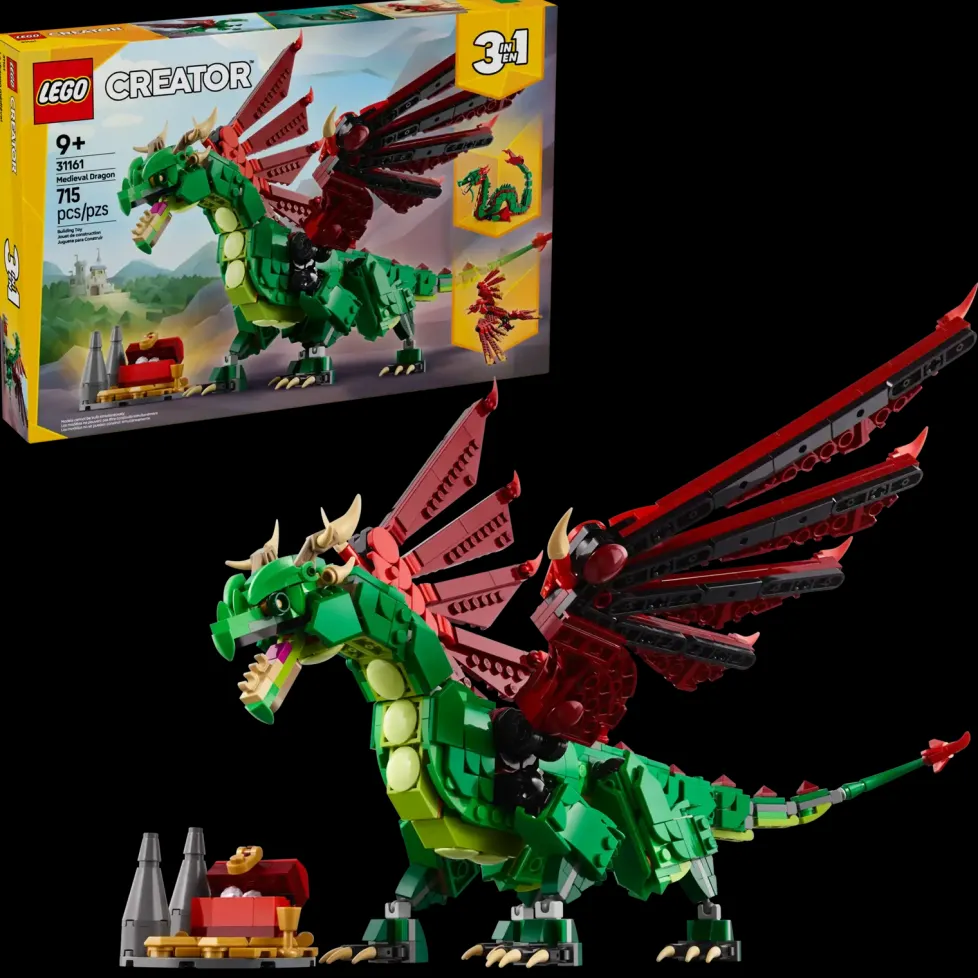LEGO® Creator 3-in-1: Medieval Dragon 31161