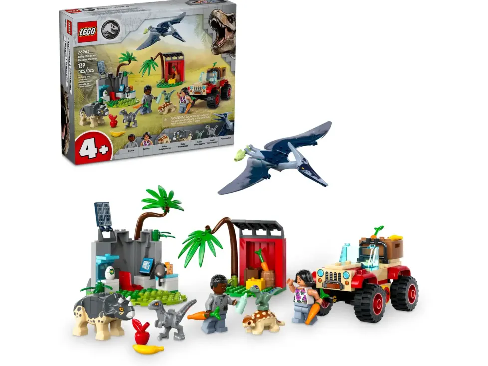 LEGO® Jurassic Park Baby Dinosaur Rescue Center 76963