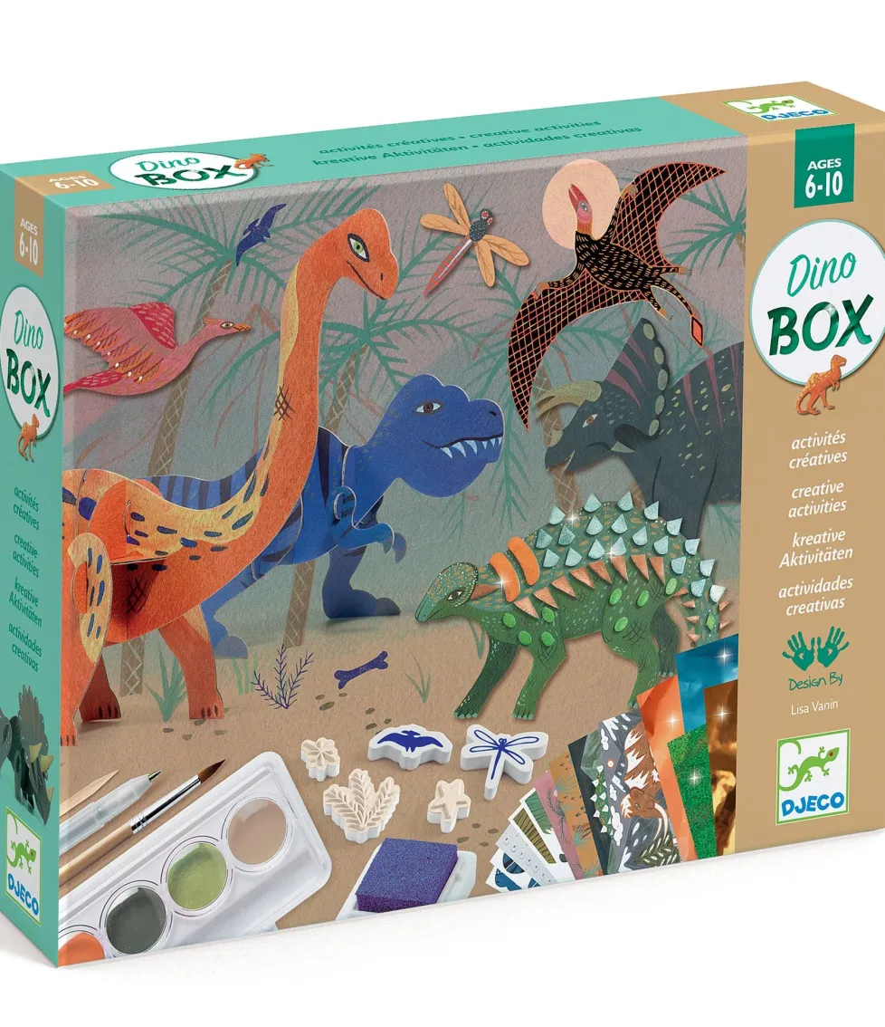 Djeco Multi-Activity Kit - The World of Dinosaurs Box