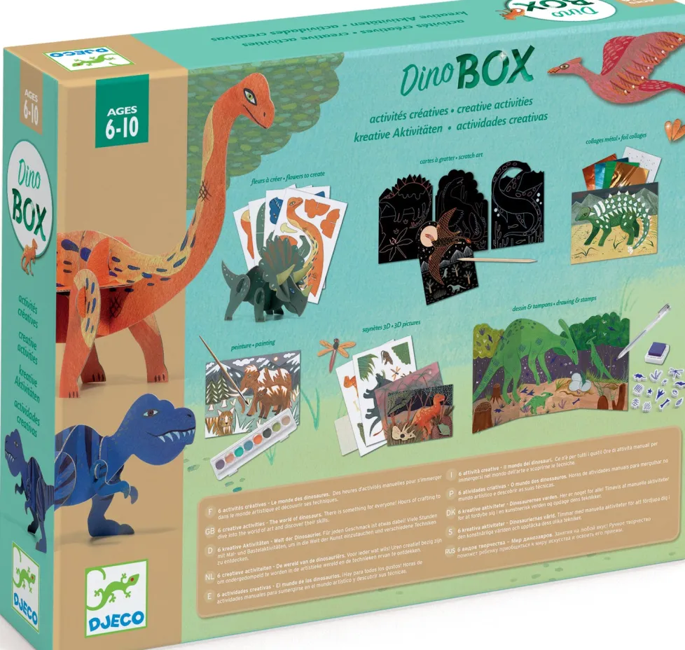 Djeco Multi-Activity Kit - The World of Dinosaurs Box