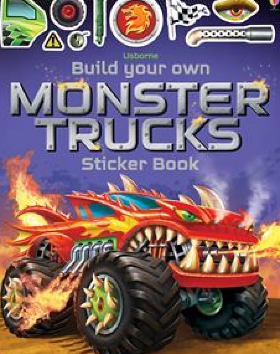 Build Your Own Monster Trucks Sticker Book
