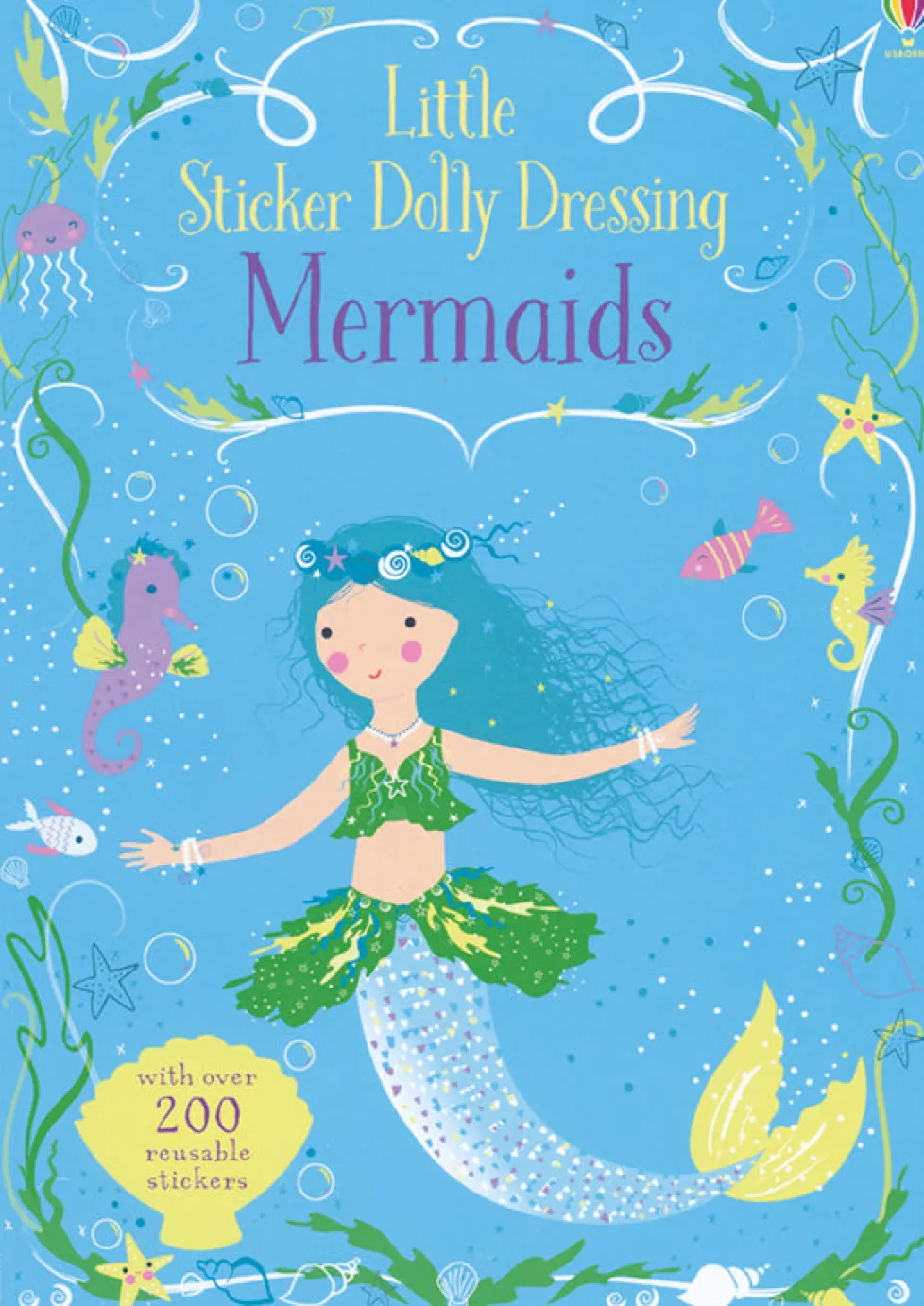 Usborne Little Sticker Dolly Dressing: Mermaids