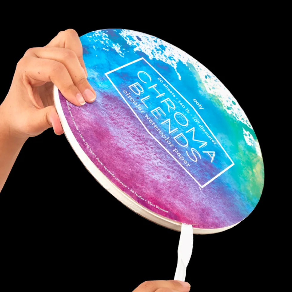 Ooly Chroma Blends Circular Watercolor Paper