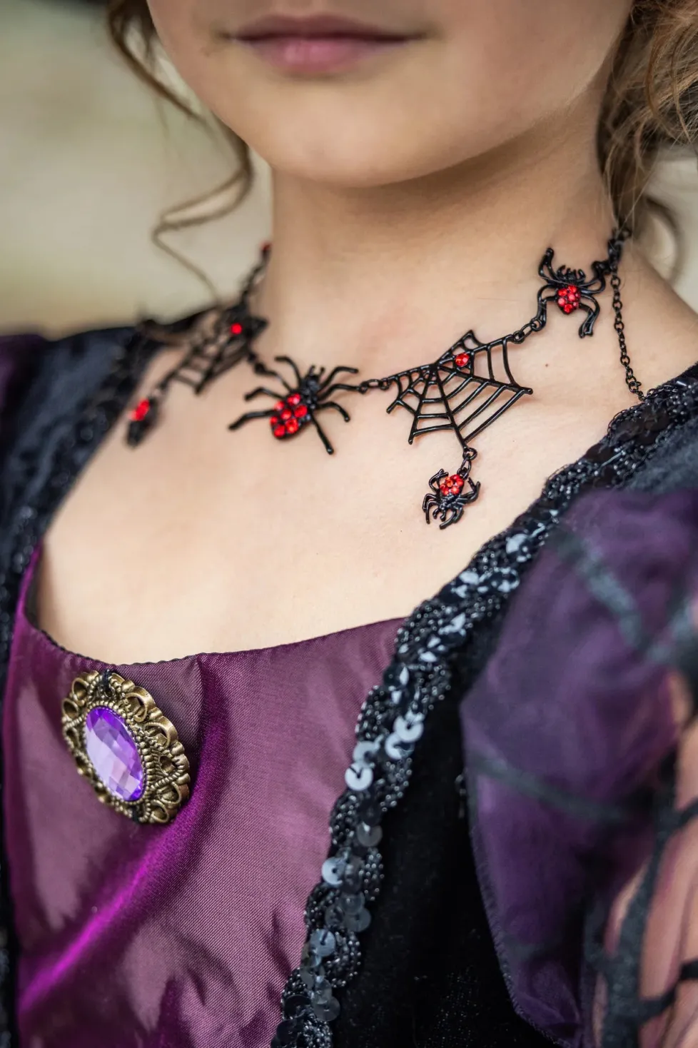 Great Pretenders Tangled Web Necklace