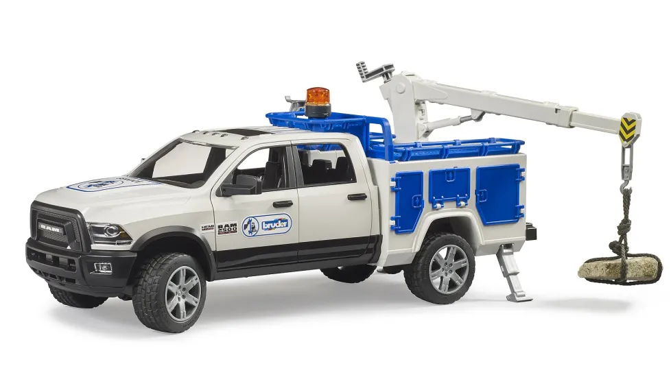 Bruder® RAM 2500 Service Truck with Rotating Beacon Light