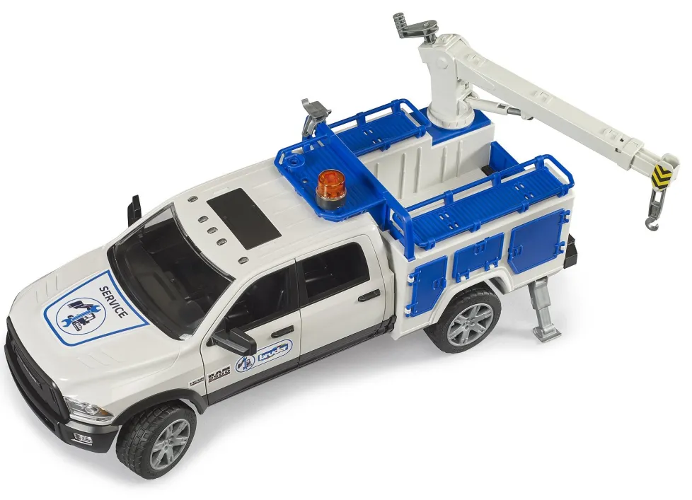 Bruder® RAM 2500 Service Truck with Rotating Beacon Light