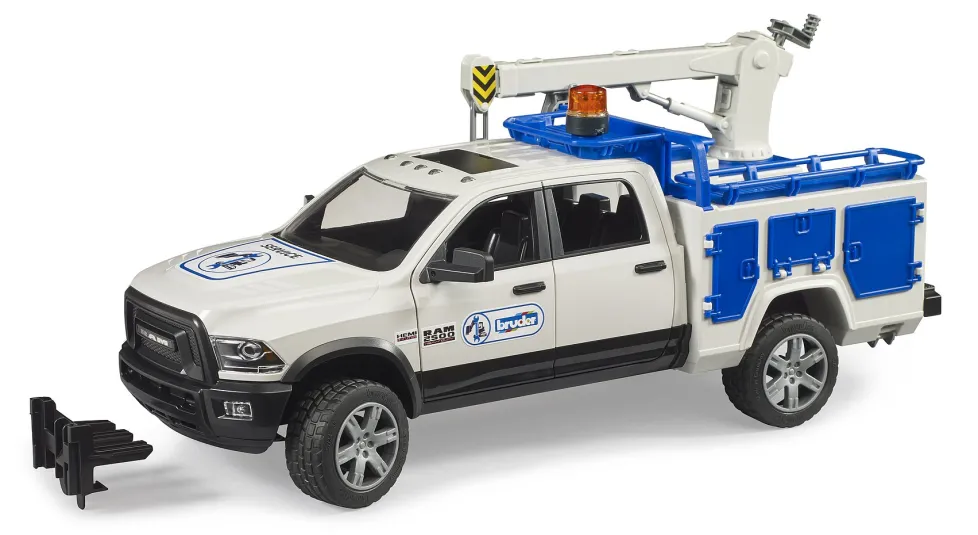 Bruder® RAM 2500 Service Truck with Rotating Beacon Light