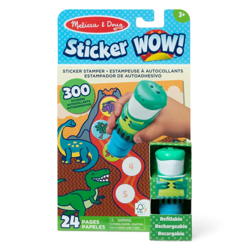 Melissa & Doug® Sticker WOW!® Activity Pad & Sticker Stamper - Dinosaur