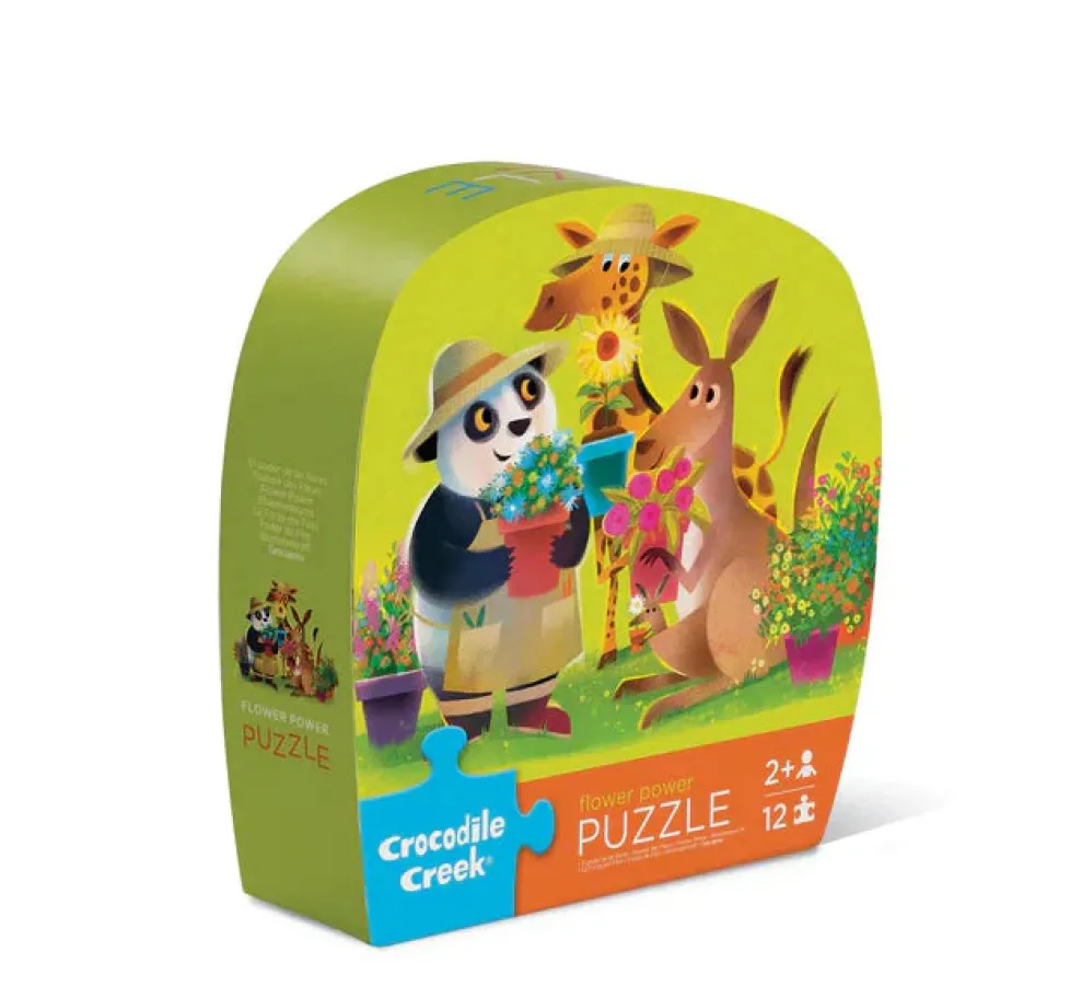 Crocodile Creek 12 Piece Mini Puzzle Flower Power
