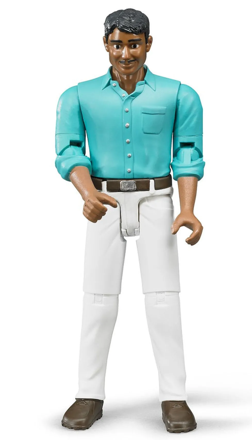 Bruder® Man - Man, Medium Skin, White Jeans