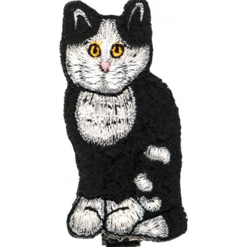 No Slippy Hair Clippy Peyton Black Tabby Cat