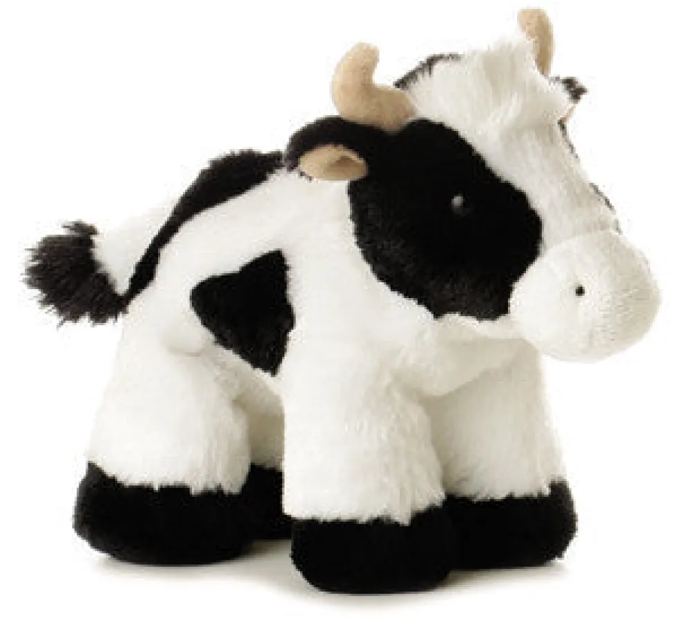 Aurora Mini Flopsie Moo Cow 8"