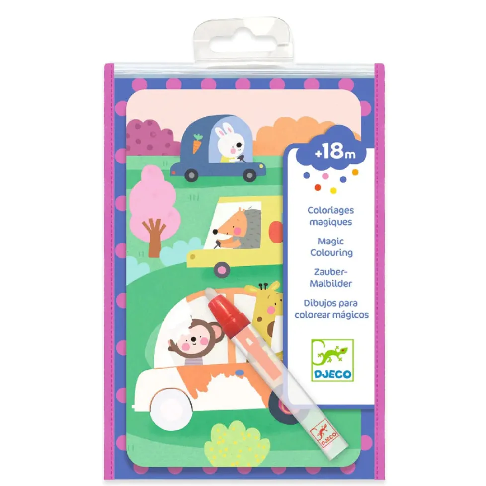 Djeco Magic Coloring: On the Road