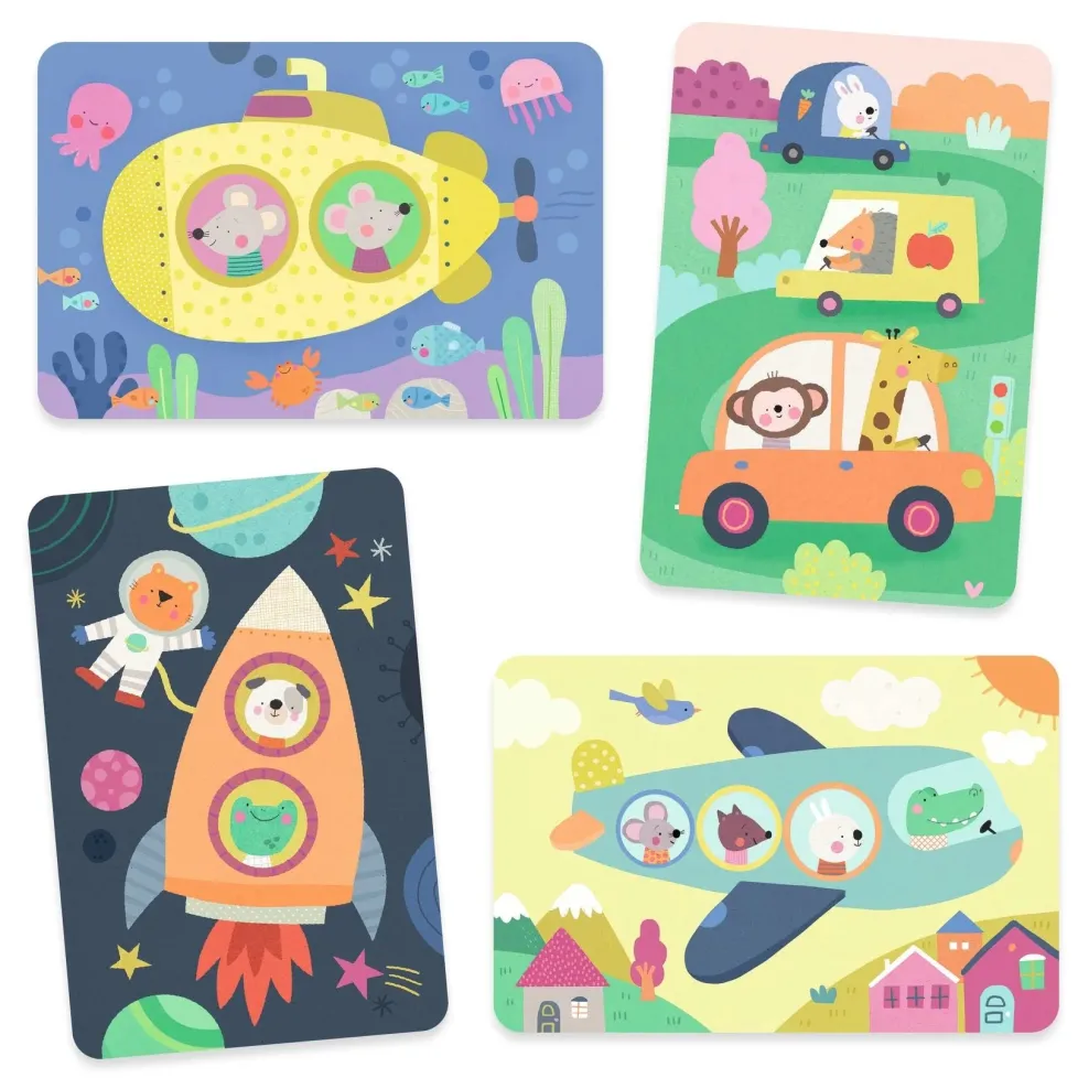 Djeco Magic Coloring: On the Road