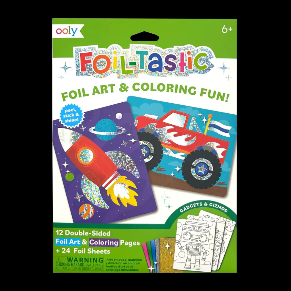 Ooly Foil-tastic Foil Art & Coloring Set - Gadgets and Gizmos