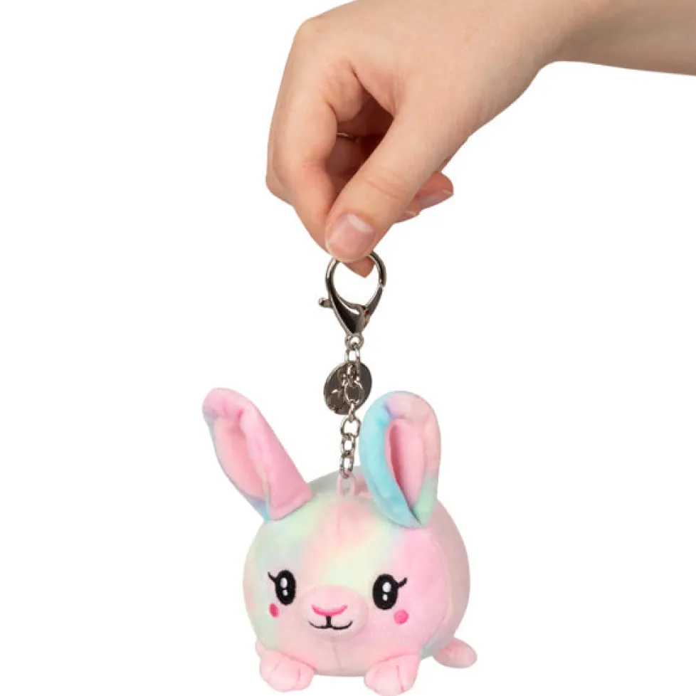 Squishable® Micro Keychain: Tie Dye Bunny 3"