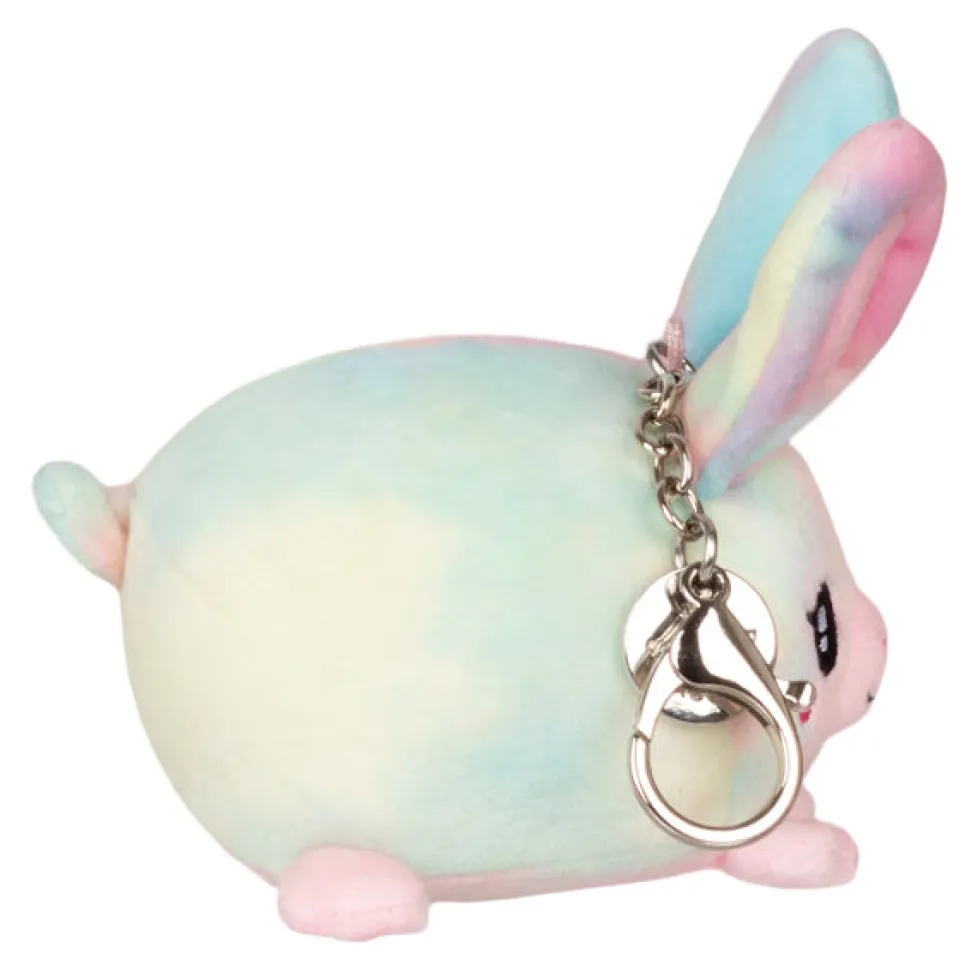 Squishable® Micro Keychain: Tie Dye Bunny 3