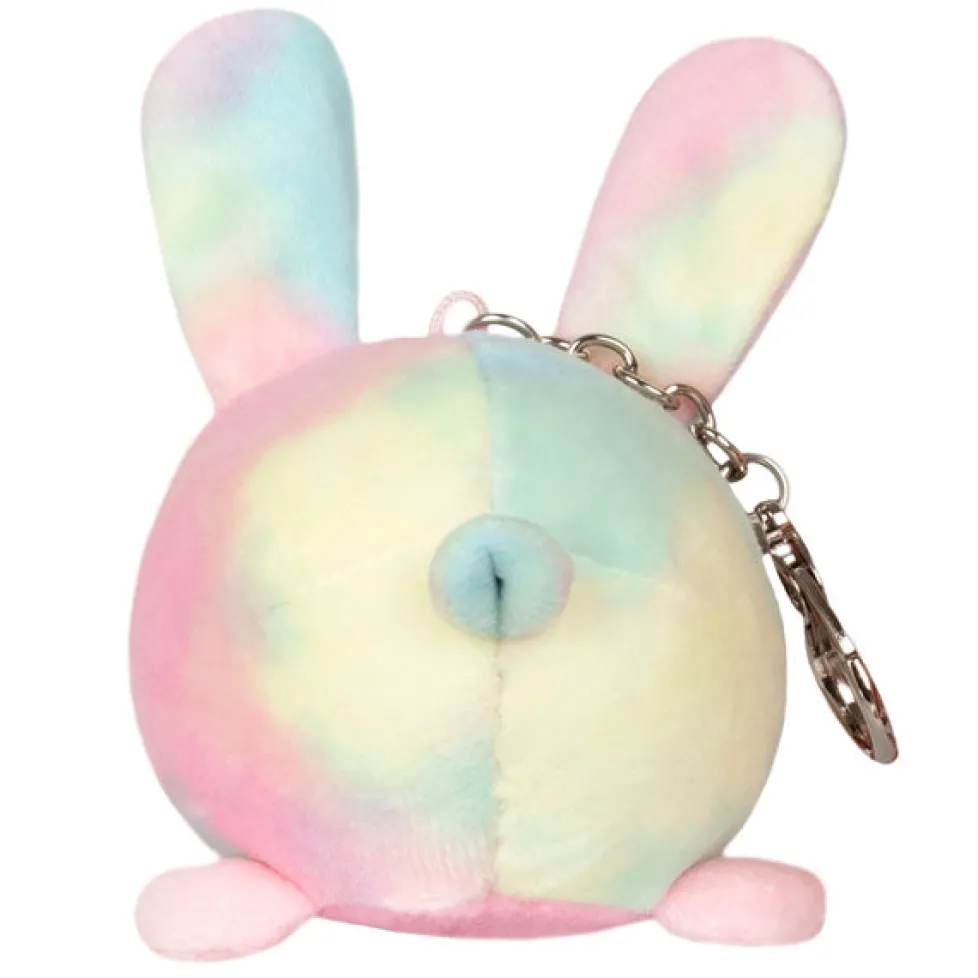 Squishable® Micro Keychain: Tie Dye Bunny 3