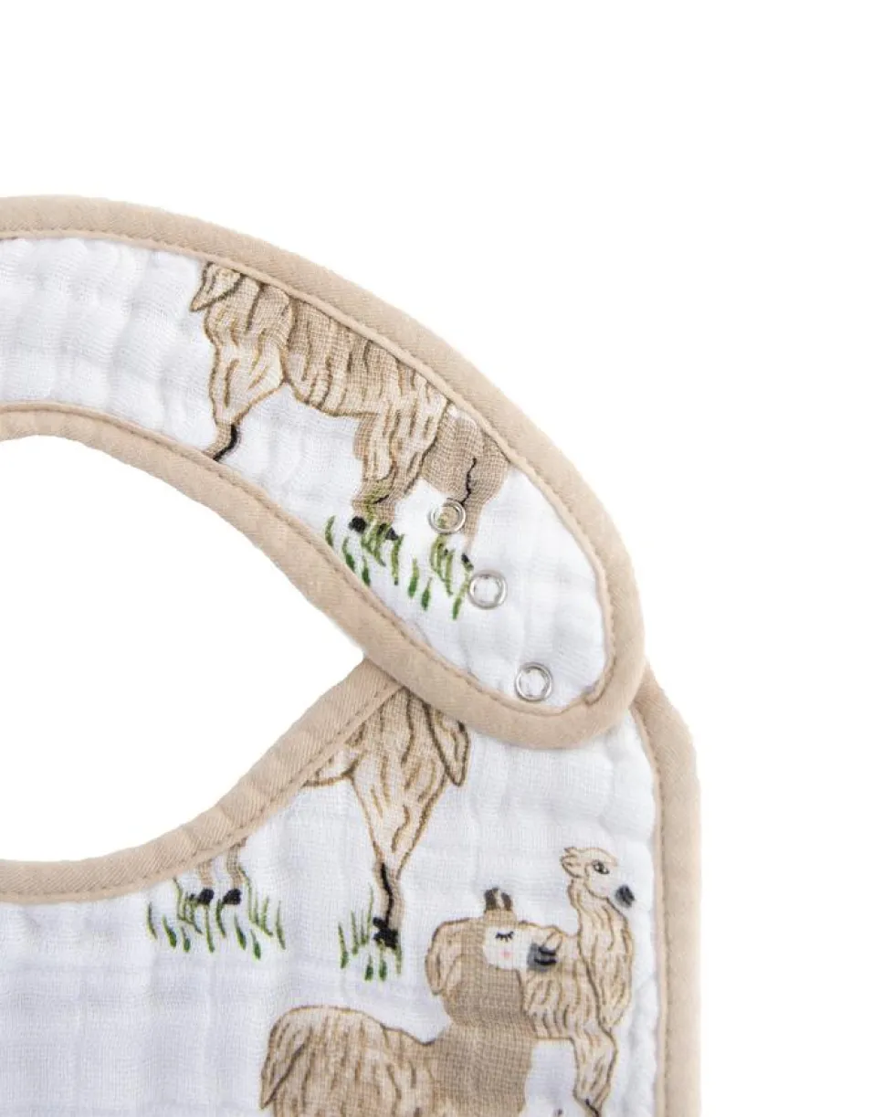 Little Unicorn Cotton Muslin Classic Bib Llama Llama