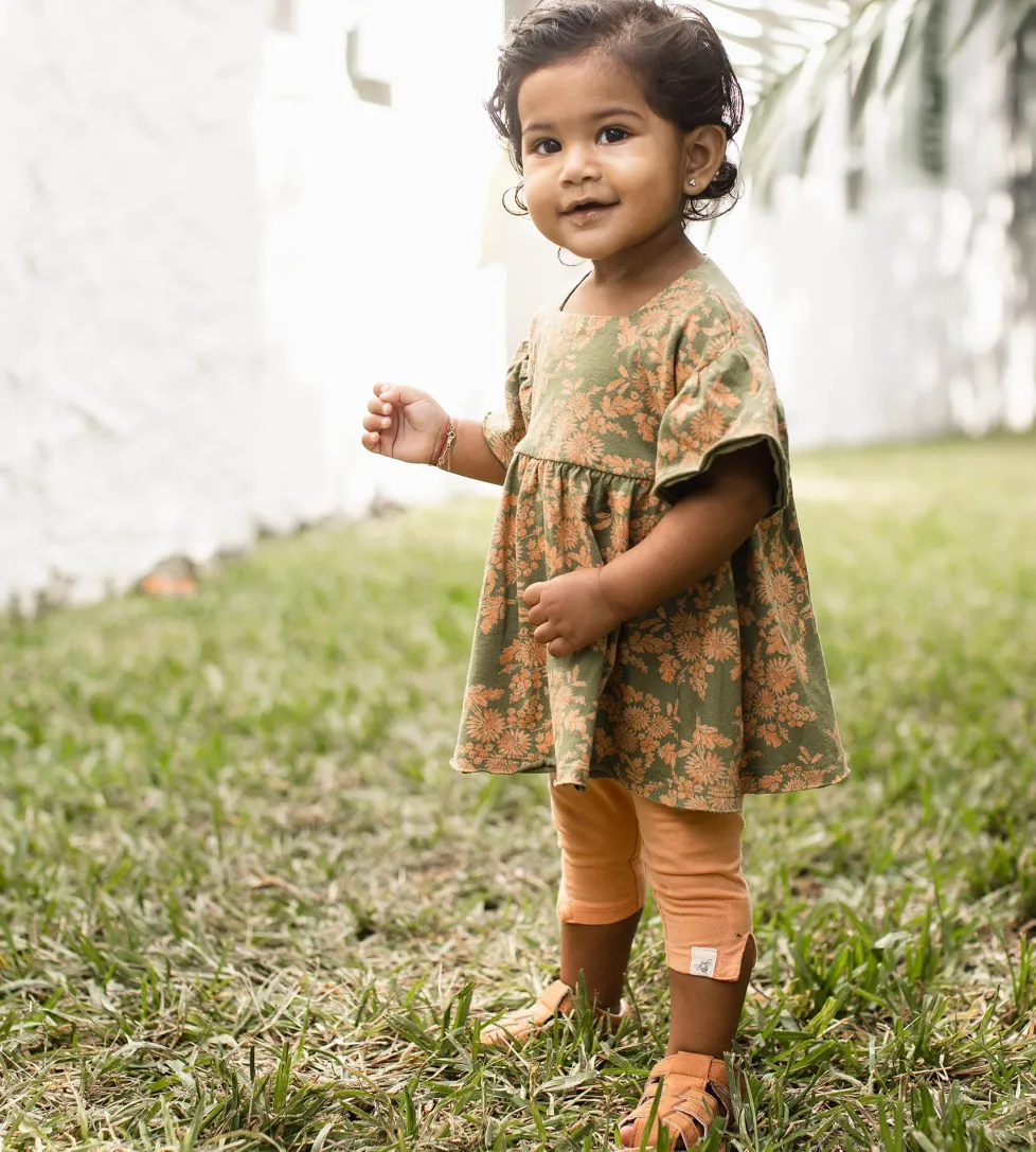 Burt's Bees Organic Baby Vibrant Garden Top and Pants Set