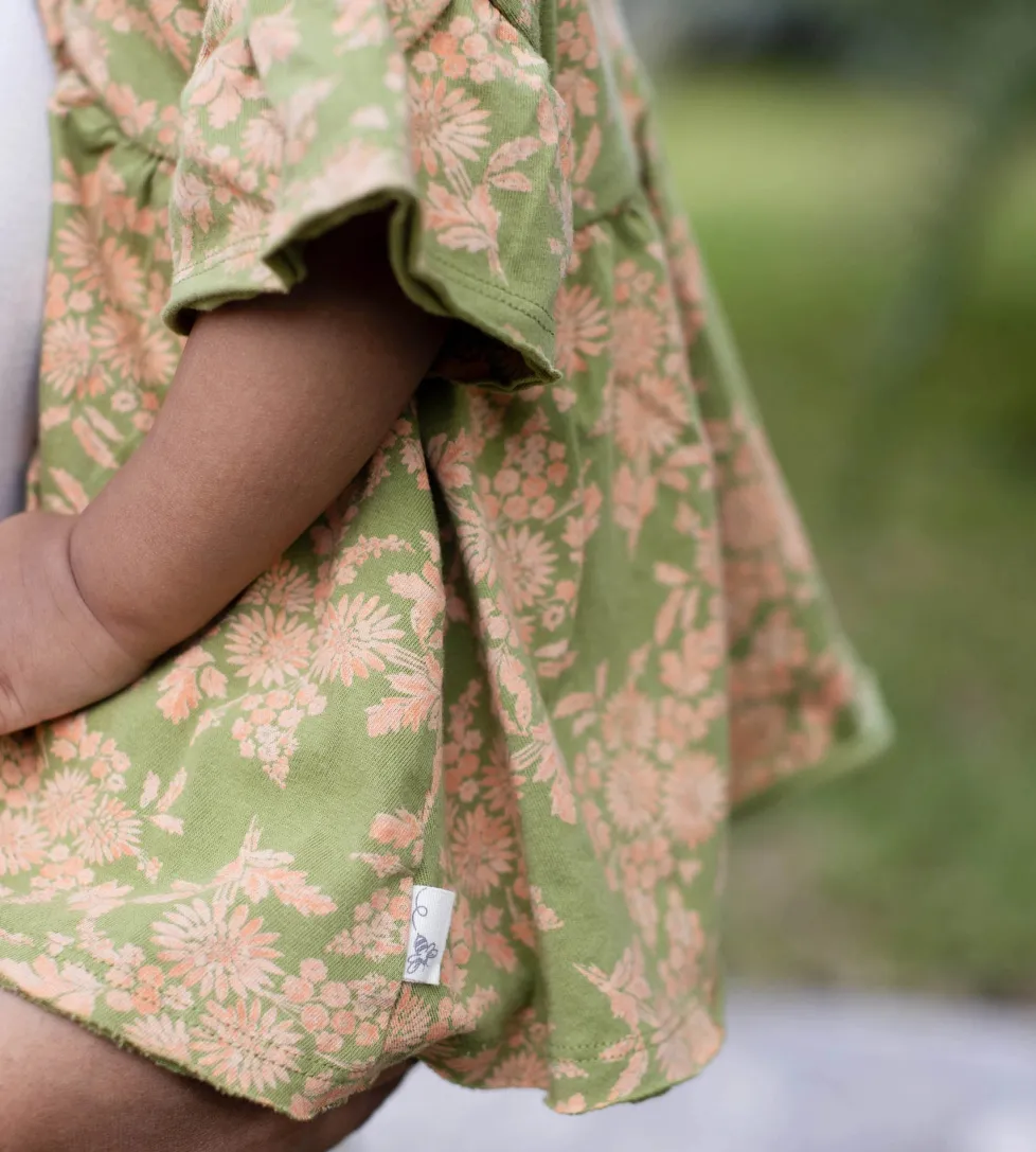Burt's Bees Organic Baby Vibrant Garden Top and Pants Set