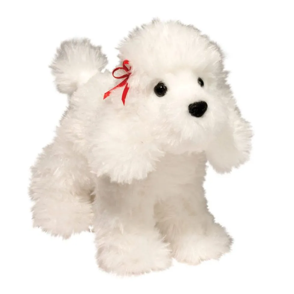 Douglas Gina White Poodle 8"