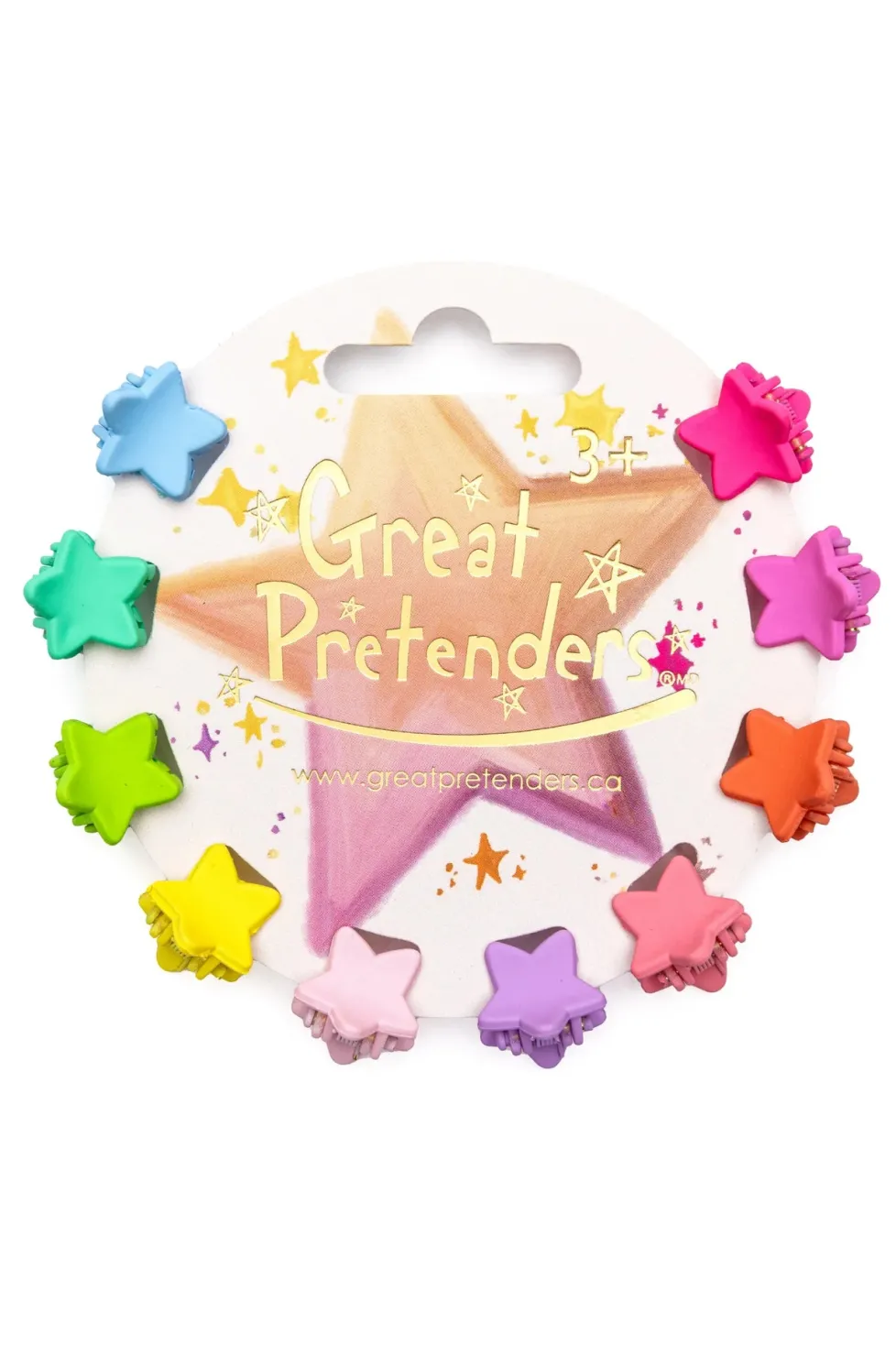 Great Pretenders Mini Hair Clips: Rainbow Star
