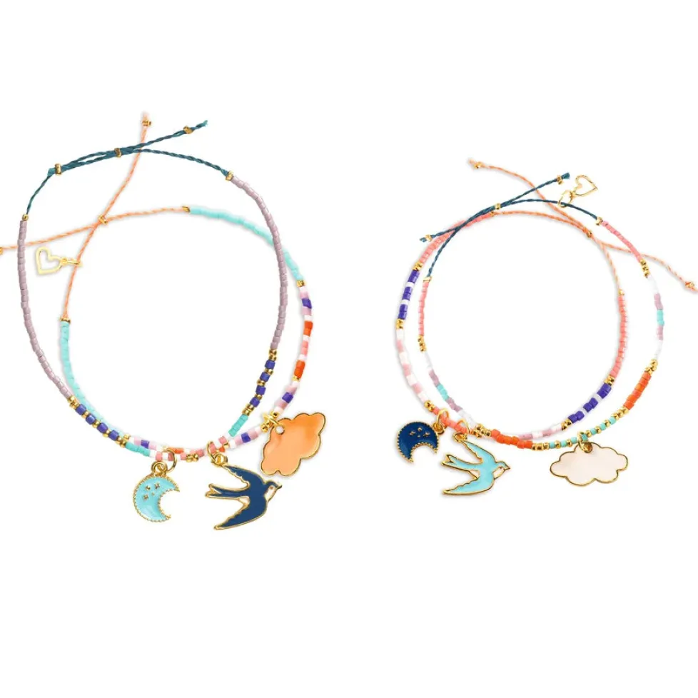 Djeco You & Me Jewelry Kit: Sky Multi-Wrap Beads & Jewelry