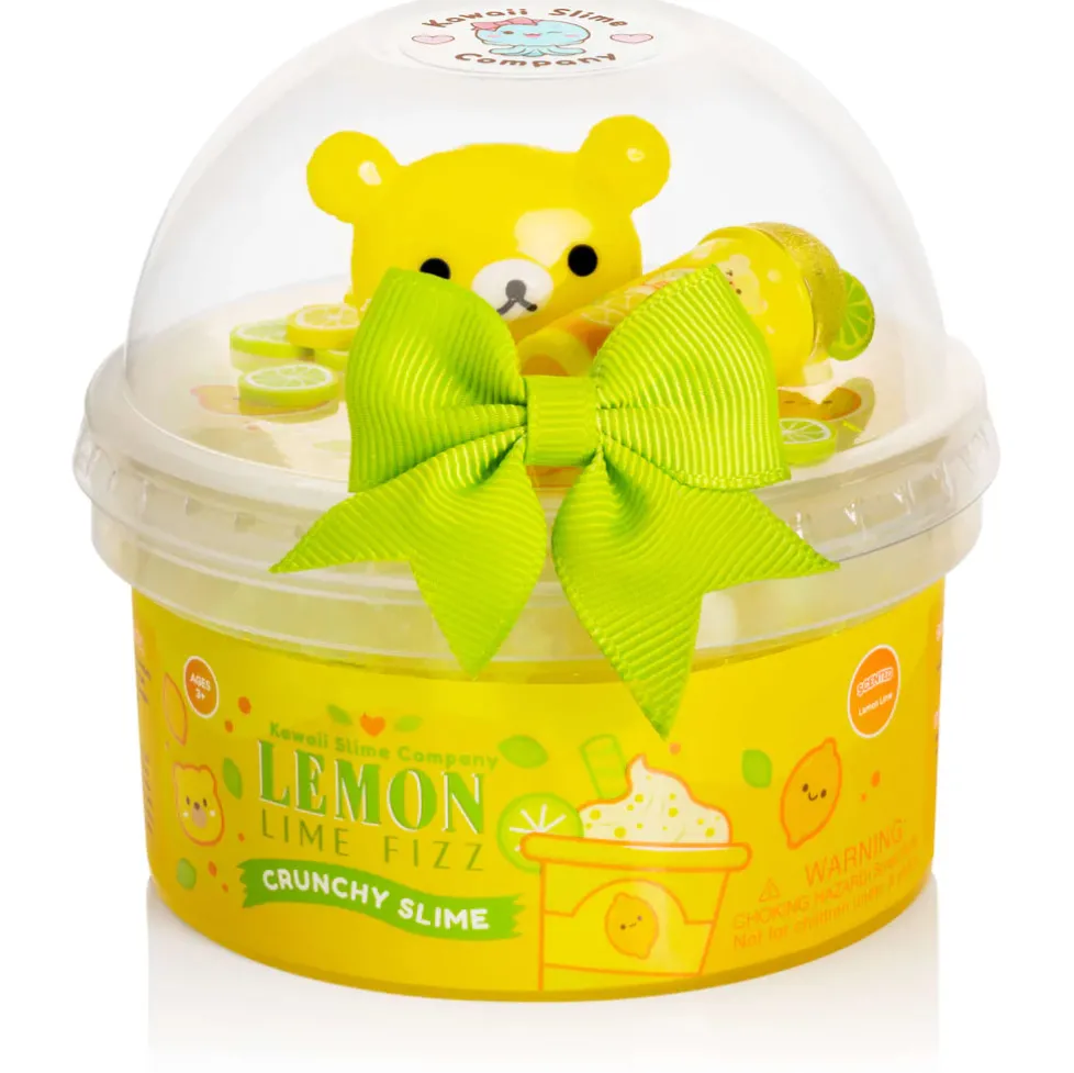 Kawaii Slime: Lemon Lime Fizz Crunchy Slime