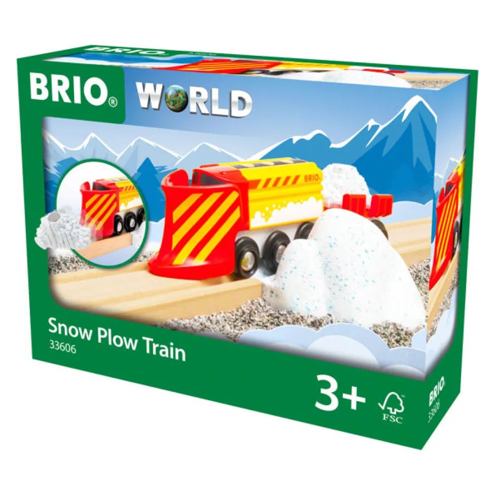 Brio Snow Plow Train 33606