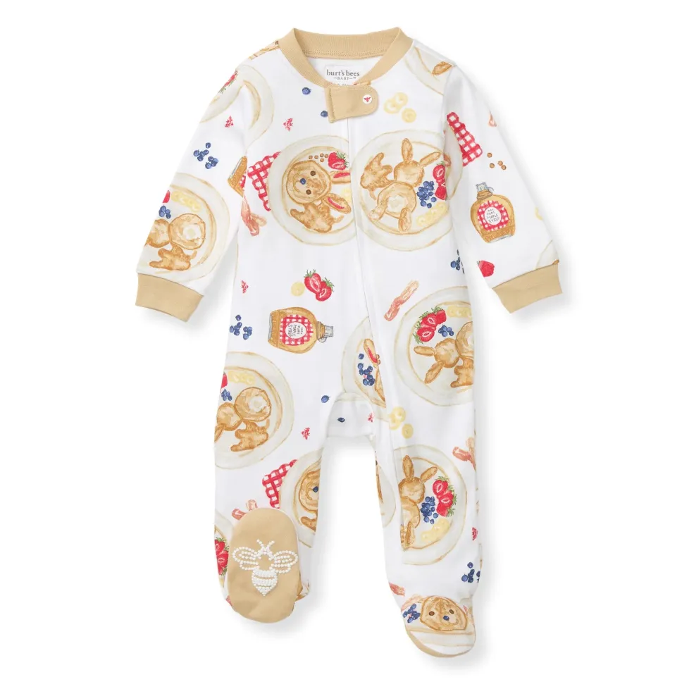 Burt's Bees Organic Baby One-Piece Sleep & Play Easter Breakfast