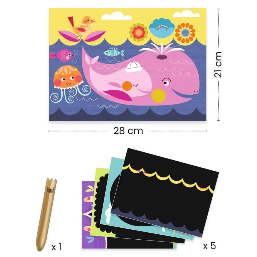 Djeco Scratch Cards Activity: It's So Fun to Discover