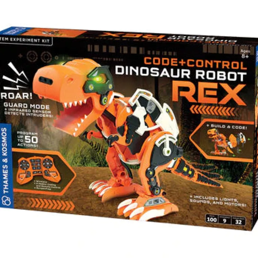 Thames & Kosmos Code+Control Dinosaur Robot: REX