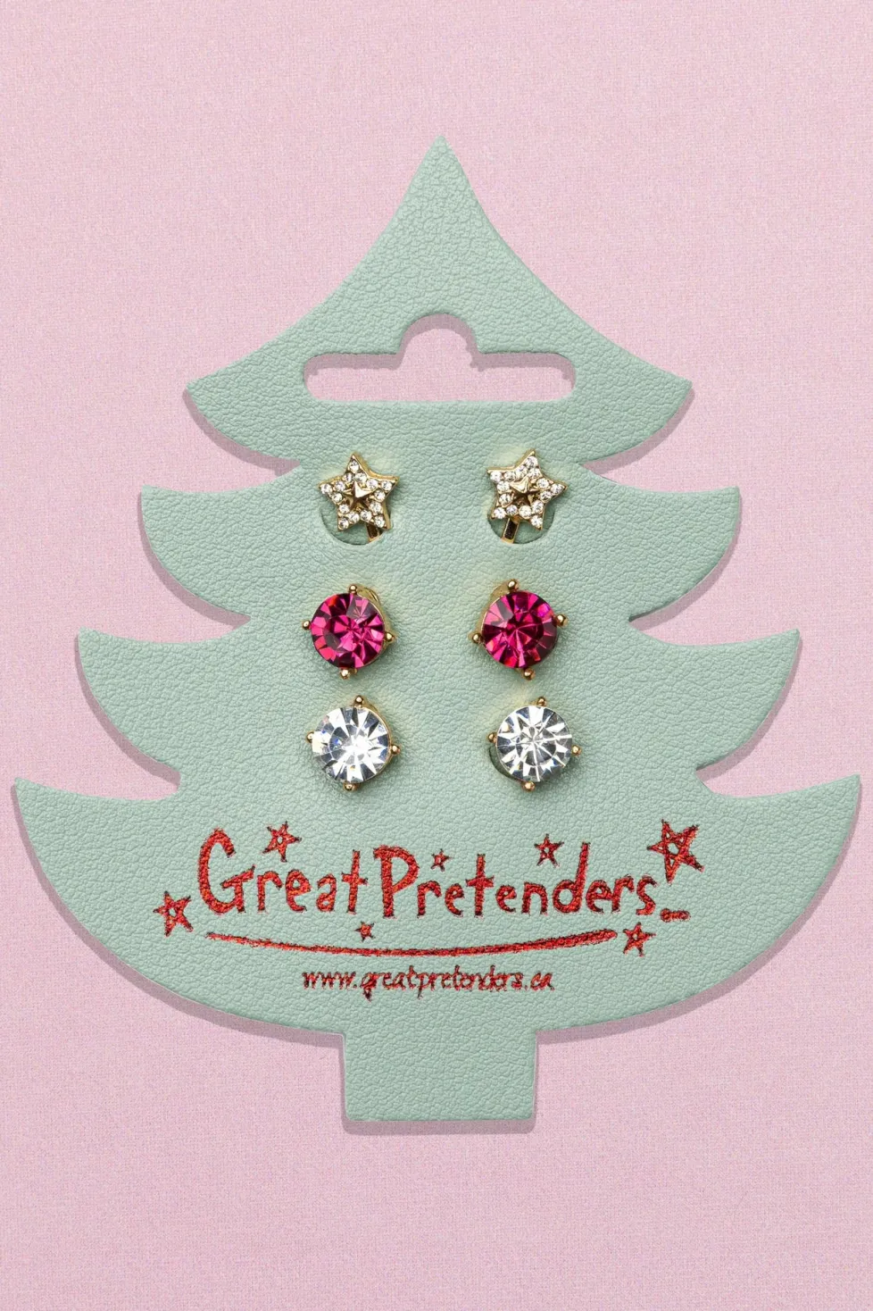 Great Pretenders Tree Clip On Earrings