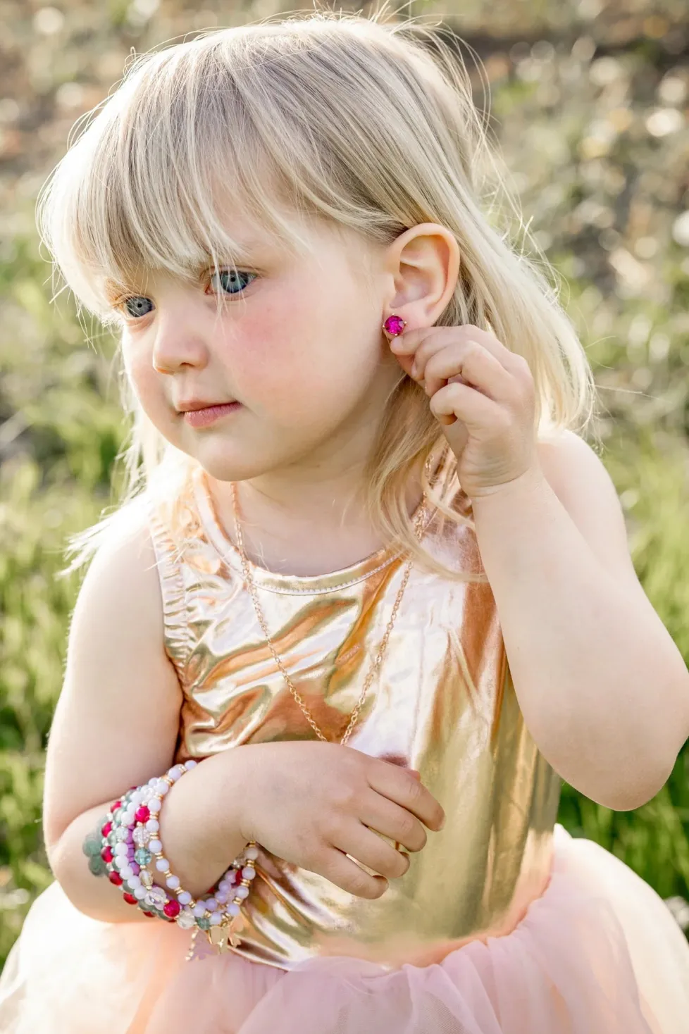 Great Pretenders Tree Clip On Earrings