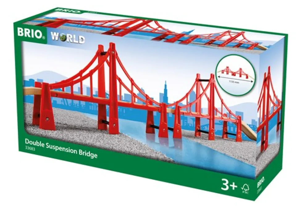 Brio Double Suspension Bridge 33683